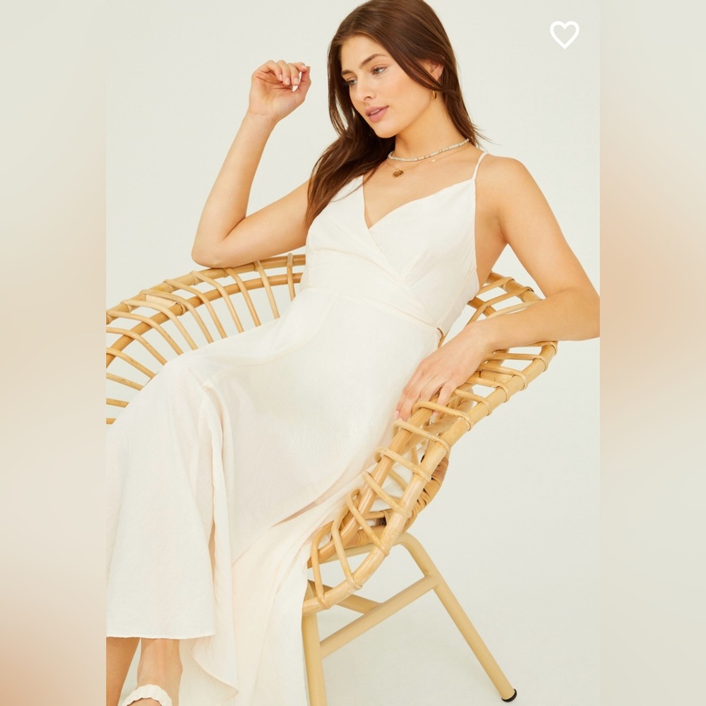 NWT Altar’d State Emilia Midi Dress Cream Small